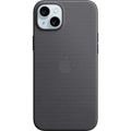 Apple finewoven hoesje met magsafe voor iphone 15 plus telefoonhoesje (zwart)