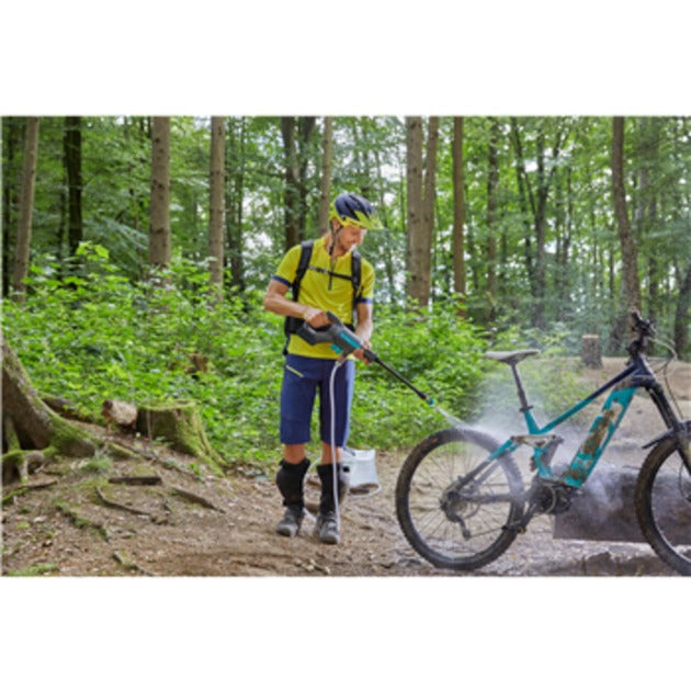 Gardena aquaclean 24 18 v p4a premium set drukreiniger (grijs turquoise, 14800-31, accu inbegrepen)