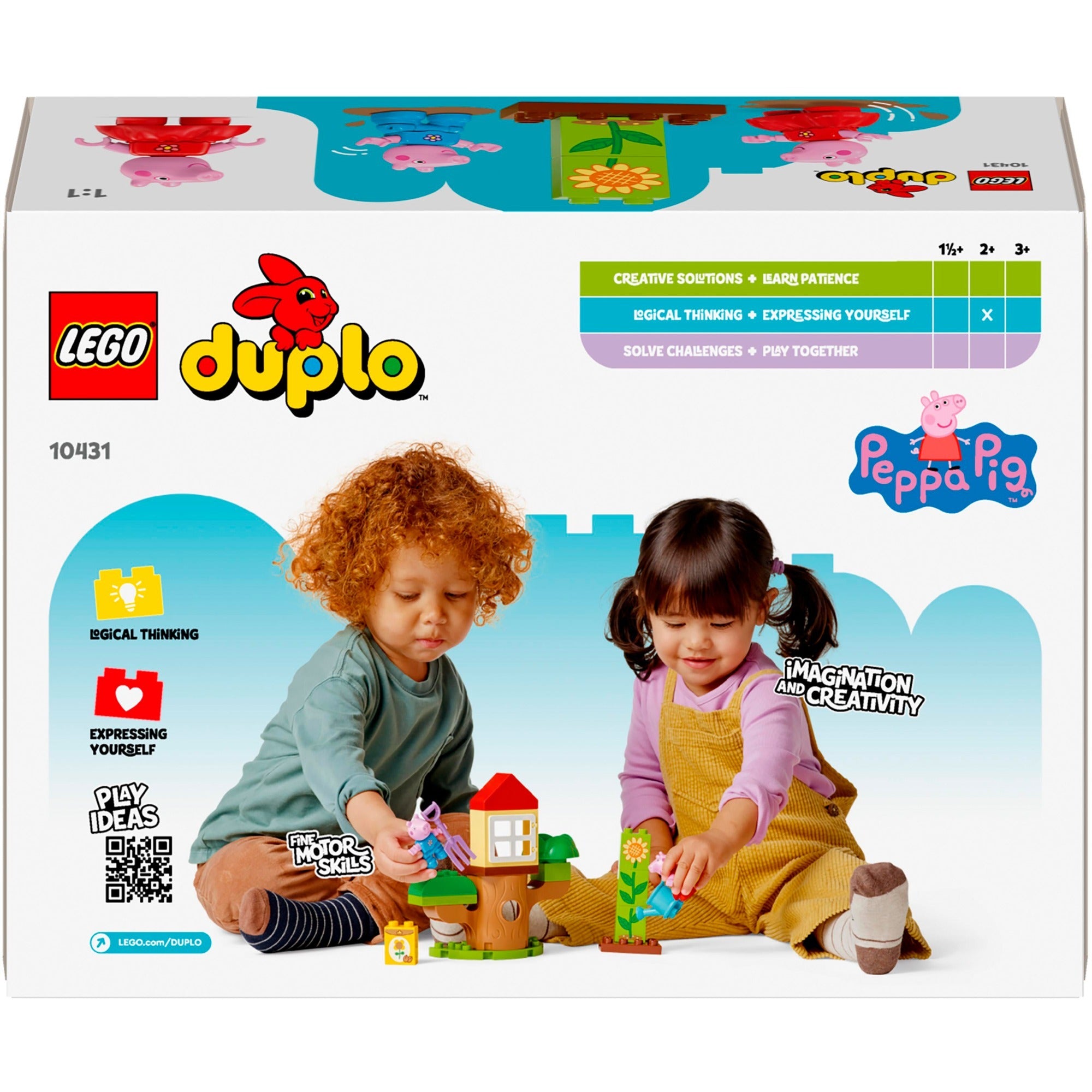 Lego duplo - peppa big tuin en boomhut constructiespeelgoed (10431)
