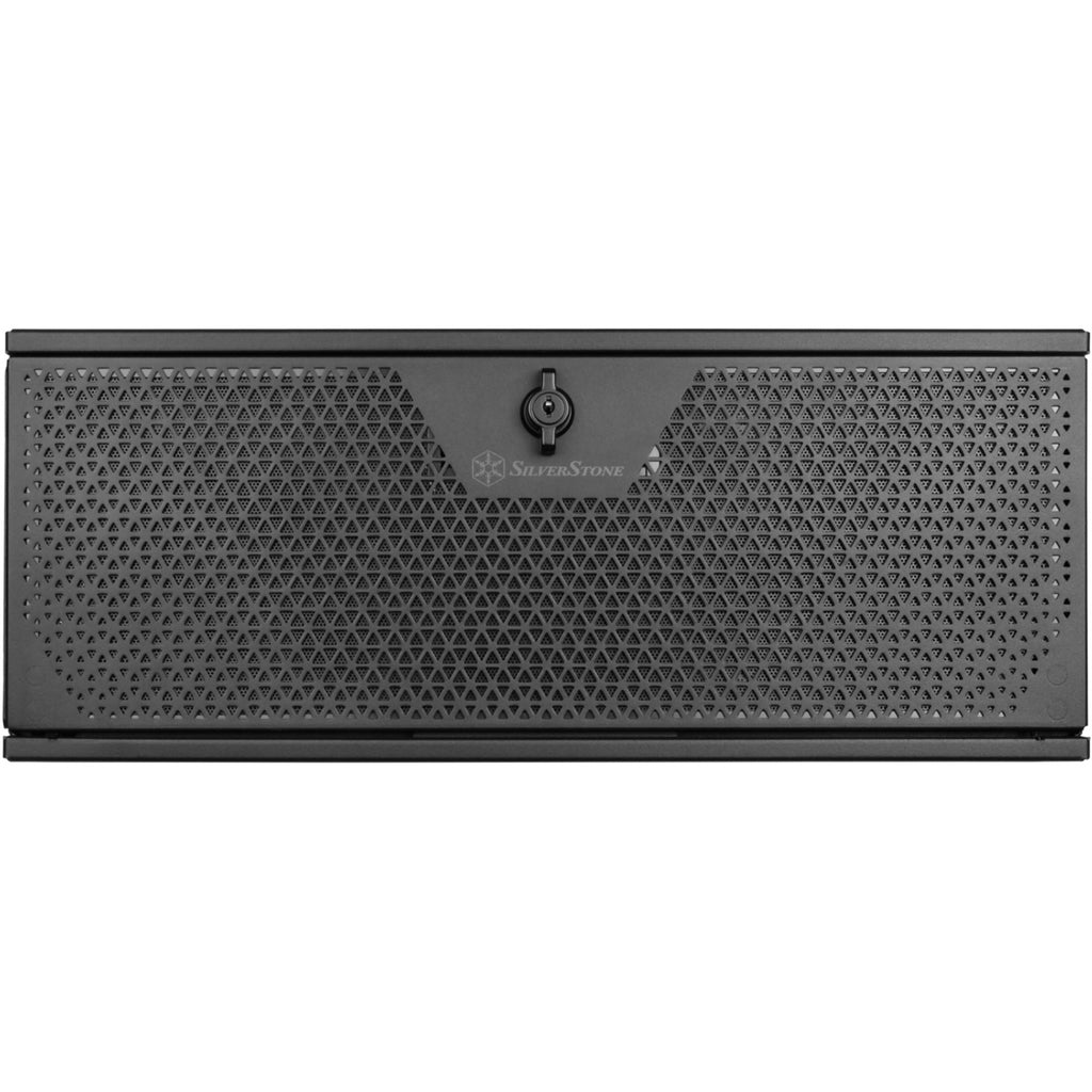 Silverstone rm44 rack behuizing (zwart | 4u | usb type-c | 2x 80mm casefan inbegrepen)