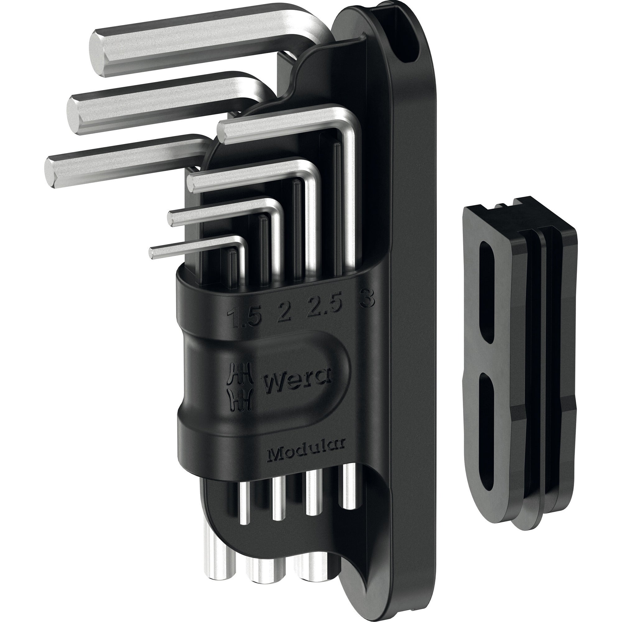 Wera tool-check modular stiftsleutel hex-plus 1, 7‑delig