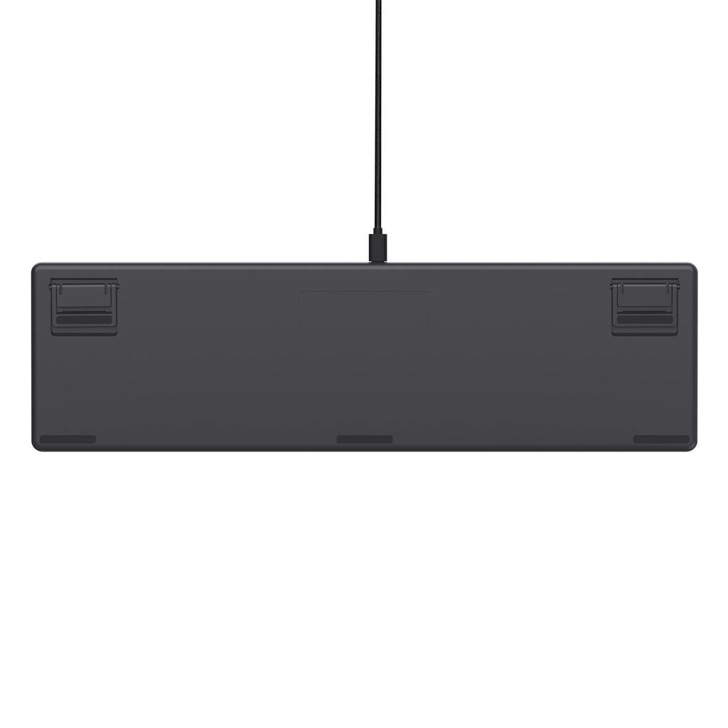 Trust gxt 871 zora mechanisch gaming toetsenbord (zwart, us lay-out (qwerty), huano red, 100%, rgb)