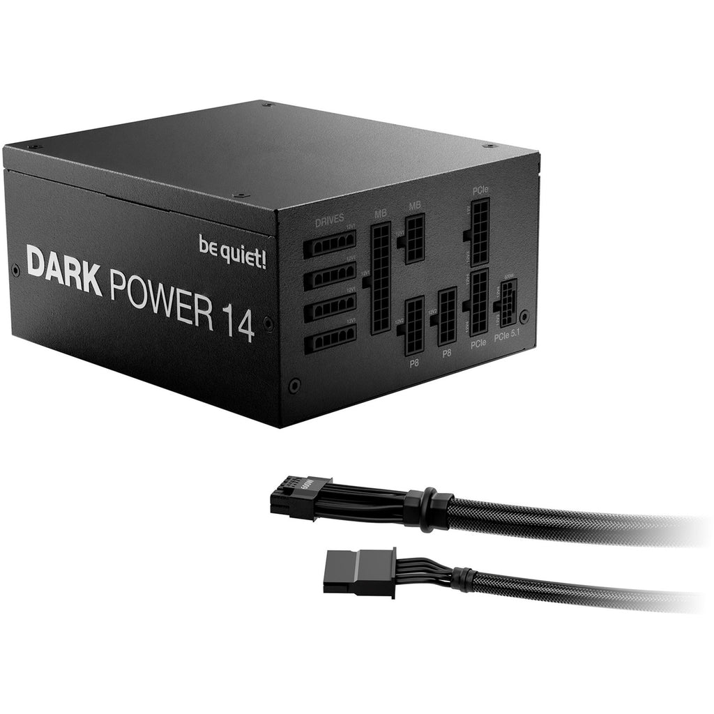 Be quiet! dark power 14 modulaire 1000 watt voeding (zwart, 1x 12v-2x6, 4x pcie)