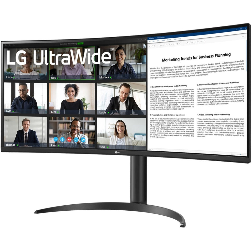 Lg ultrawide 34wr50qk-b 34 curved monitor (zwart, 2x hdmi, displayport)