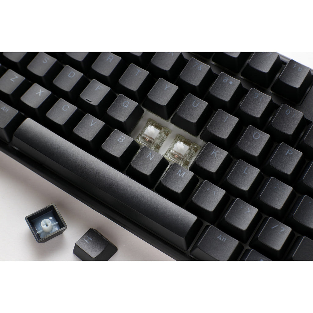Ducky one 3 classic tkl rgb mechanisch toetsenbord (zwart, us lay-out (qwerty), cherry mx silent red, 80% (tkl) , rgb leds, double-shot pbt, hot-swappable, quack mechanics)