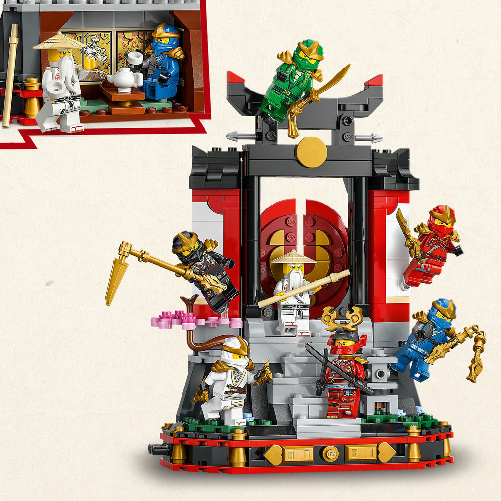 LEGO Ninjago 71866 15. Jubiläums-Display mit Ninja-Figuren