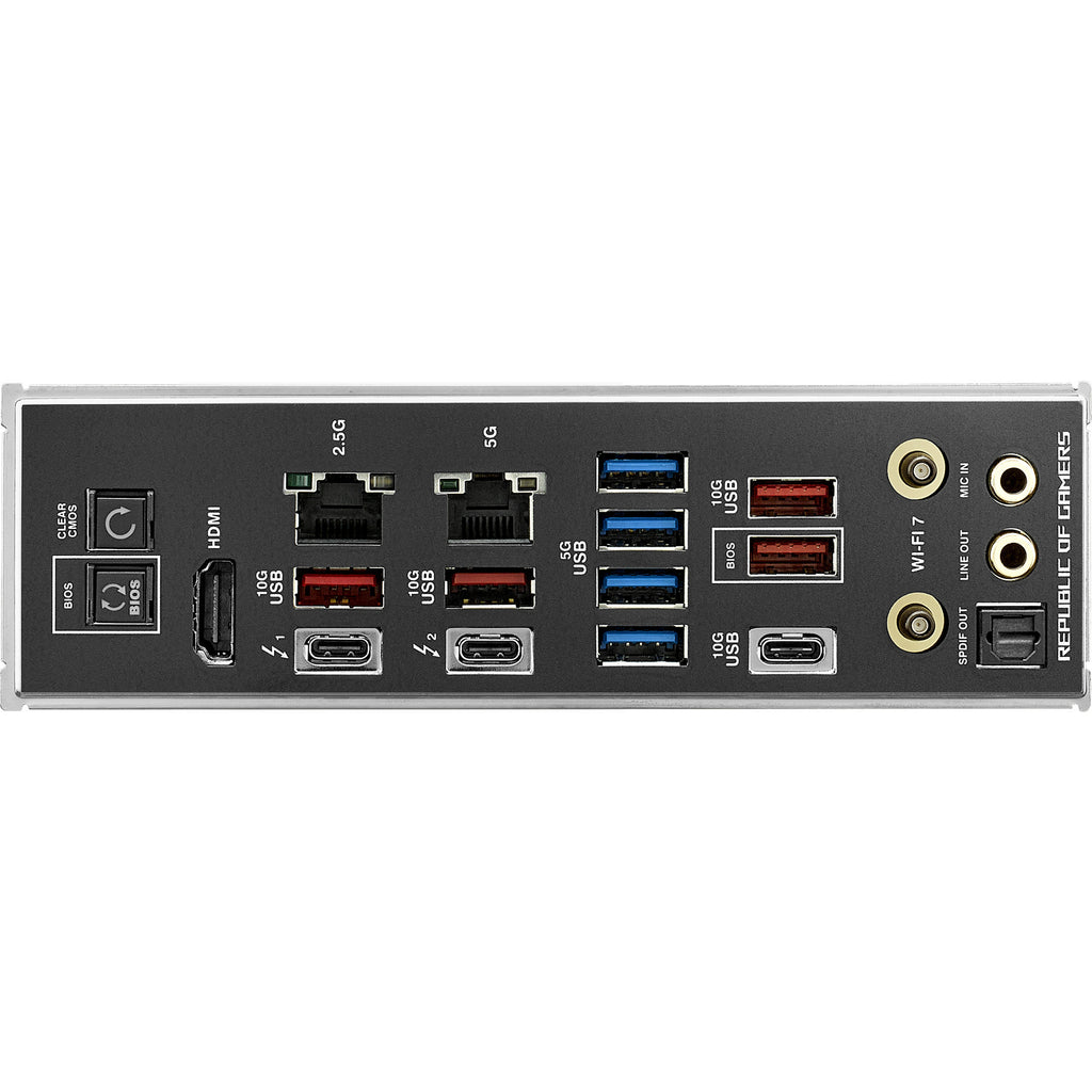 Asus rog maximus z890 hero btf socket 1851 moederbord (zwart, raid, 5 gb-lan, wi-fi 7, bt, sound, atx)