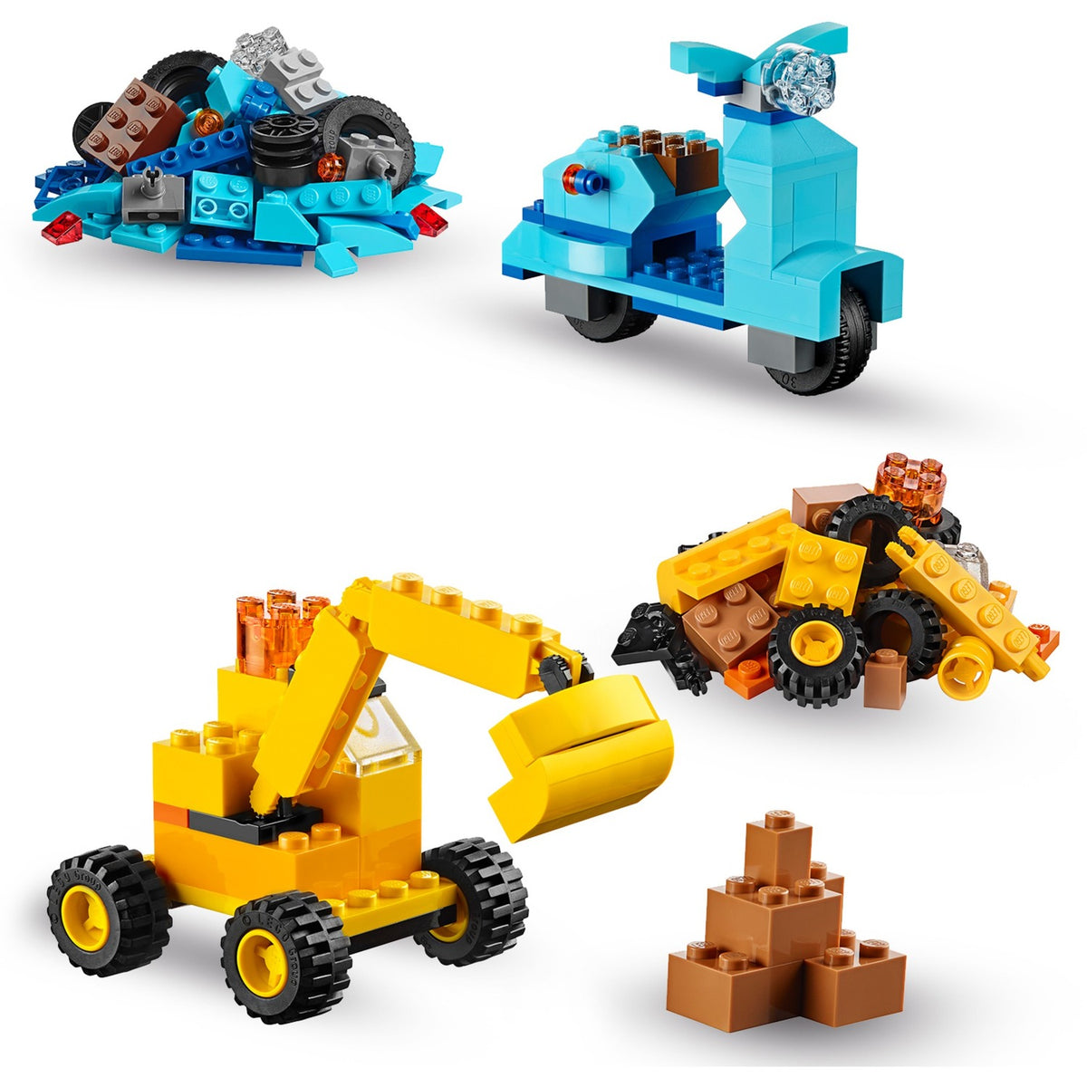 Lego classic - creatieve grote opbergdoos constructiespeelgoed (10698)