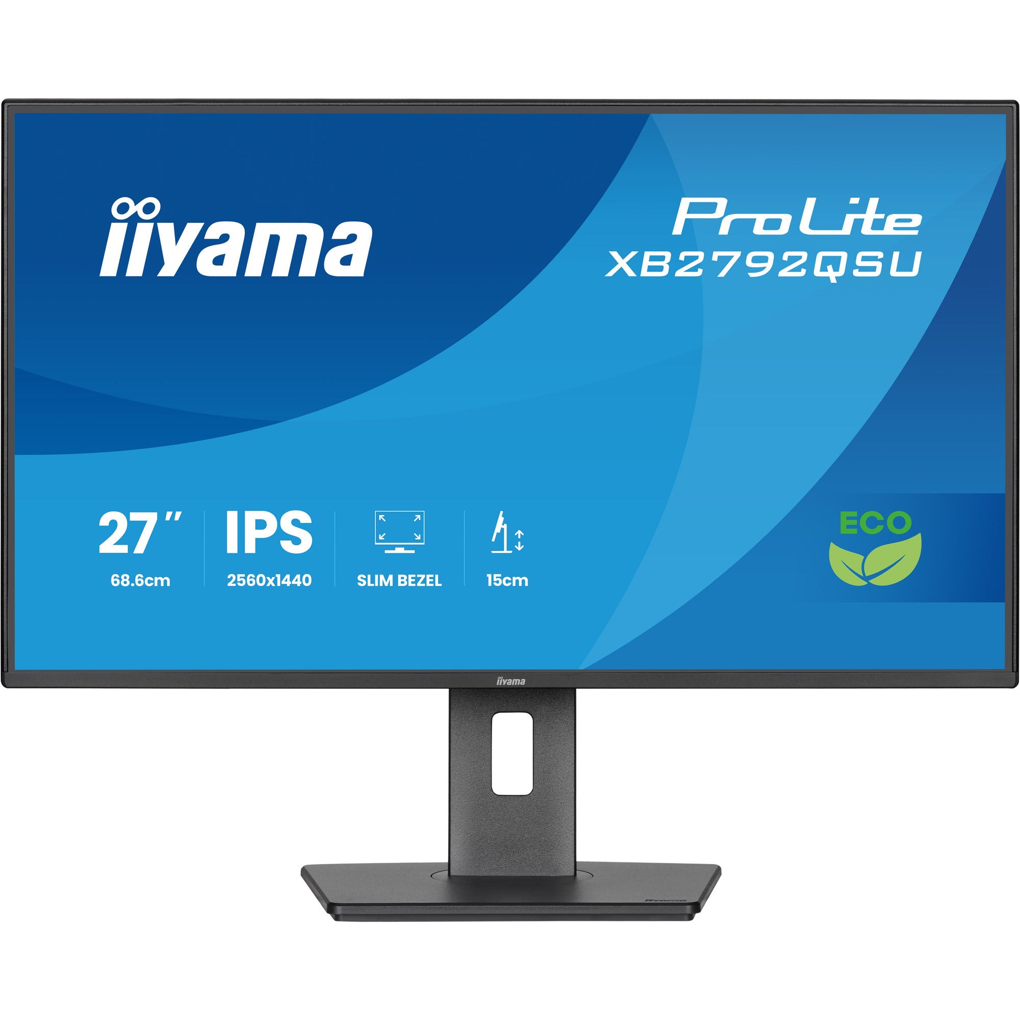 Iiyama prolite xb2792qsu-b1 27 gaming monitor (zwart, hdmi, displayport, 2x usb-a, usb-b, 120 hz)
