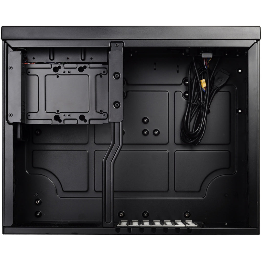 Silverstone sst-gd09b-c htpc behuizing (zwart | 1x usb-a | 1x usb-c)