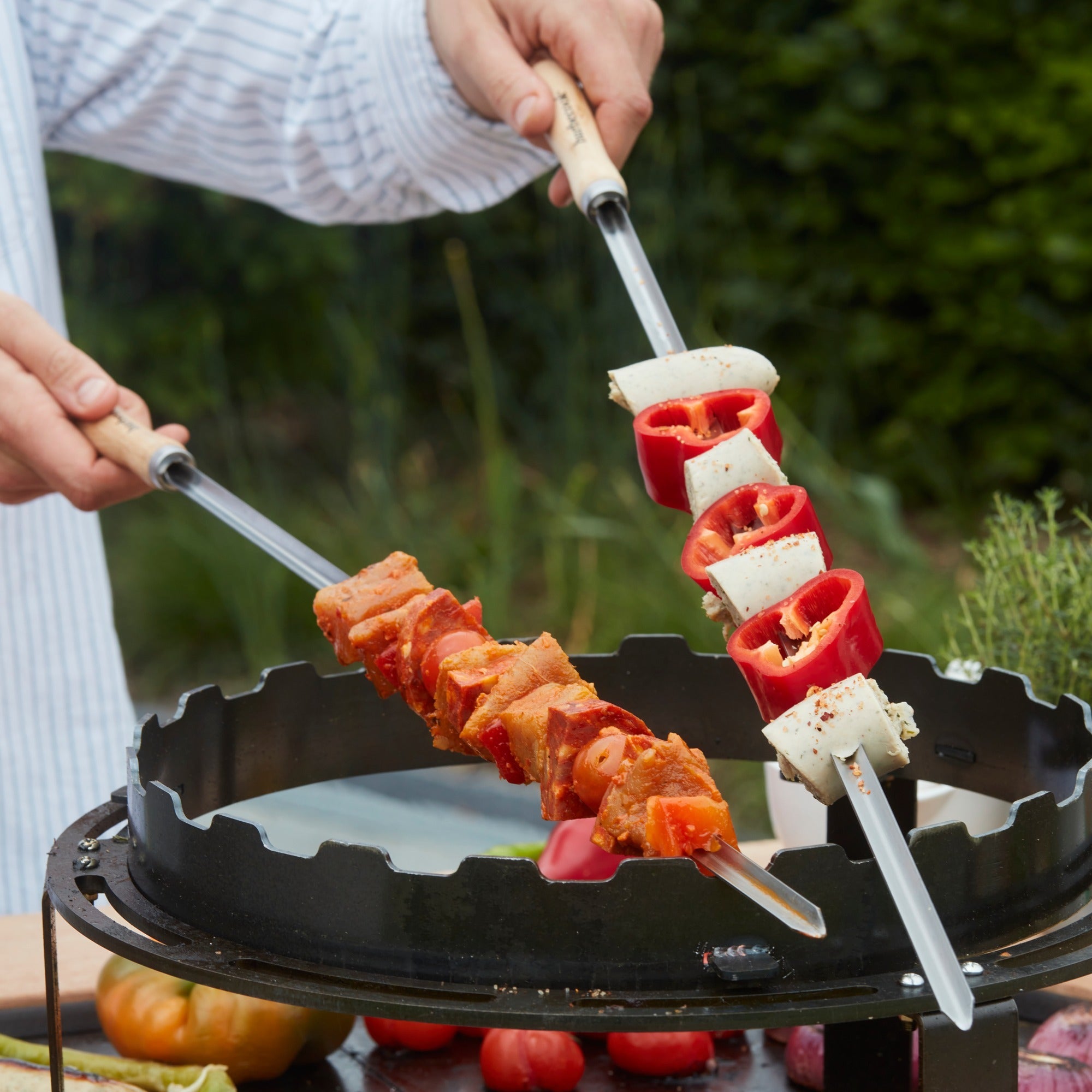 Barbecook set van 3 xl skewers spies (65cm, fsc 100%)