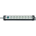 Brennenstuhl premium-line stekkerdoos 8-voudig zwart lichtgrijs 5m h05vv-f 3g1,5