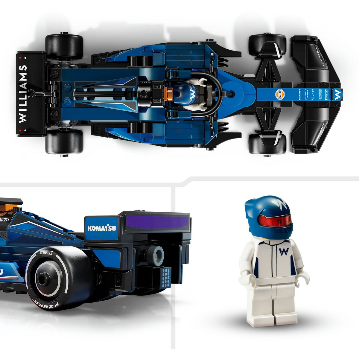 Lego speed champions williams racing fw46 f1 racewagen set - 77249