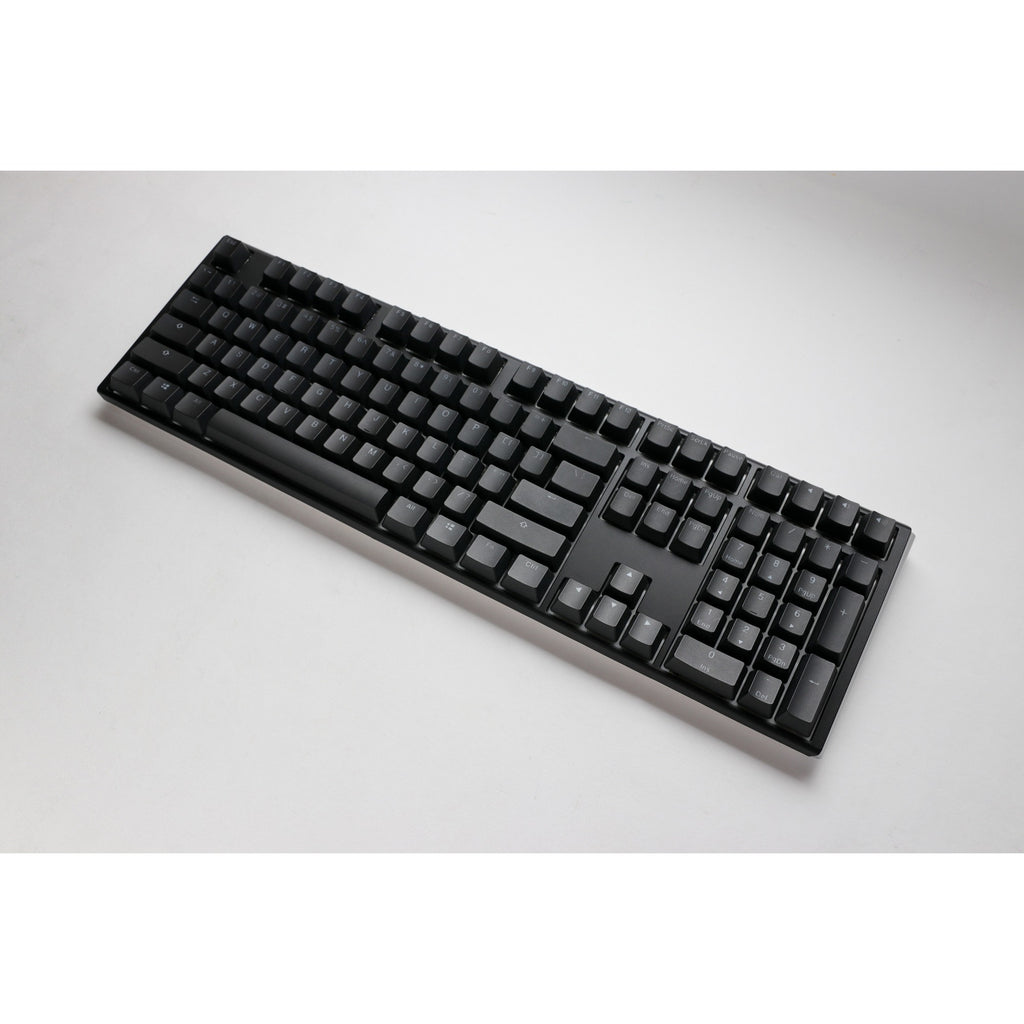 Ducky one 3 classic, toetsenbord (zwart wit, us lay-out, cherry mx red, rgb led, double-shot pbt, hot-swappable, quack mechanics)