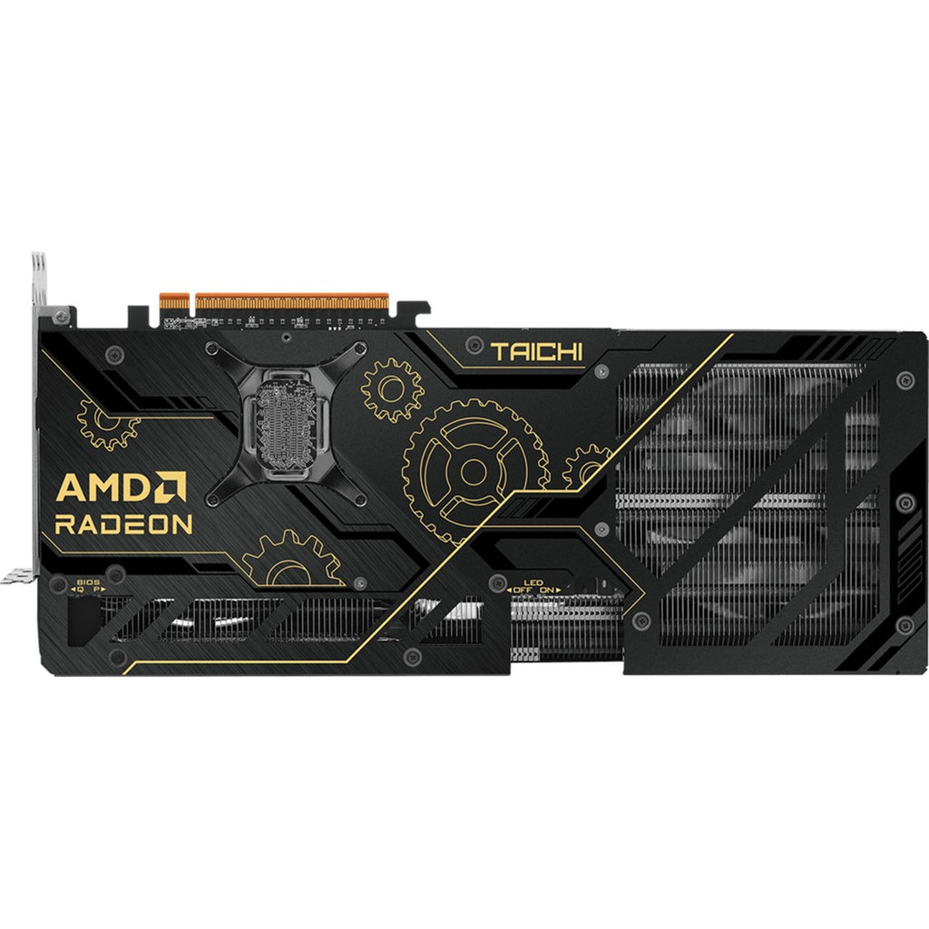 Asrock radeon rx 9070 xt taichi 16gb oc grafische kaart (zwart, rdna4, gddr6, 3x displayport, 1x hdmi)