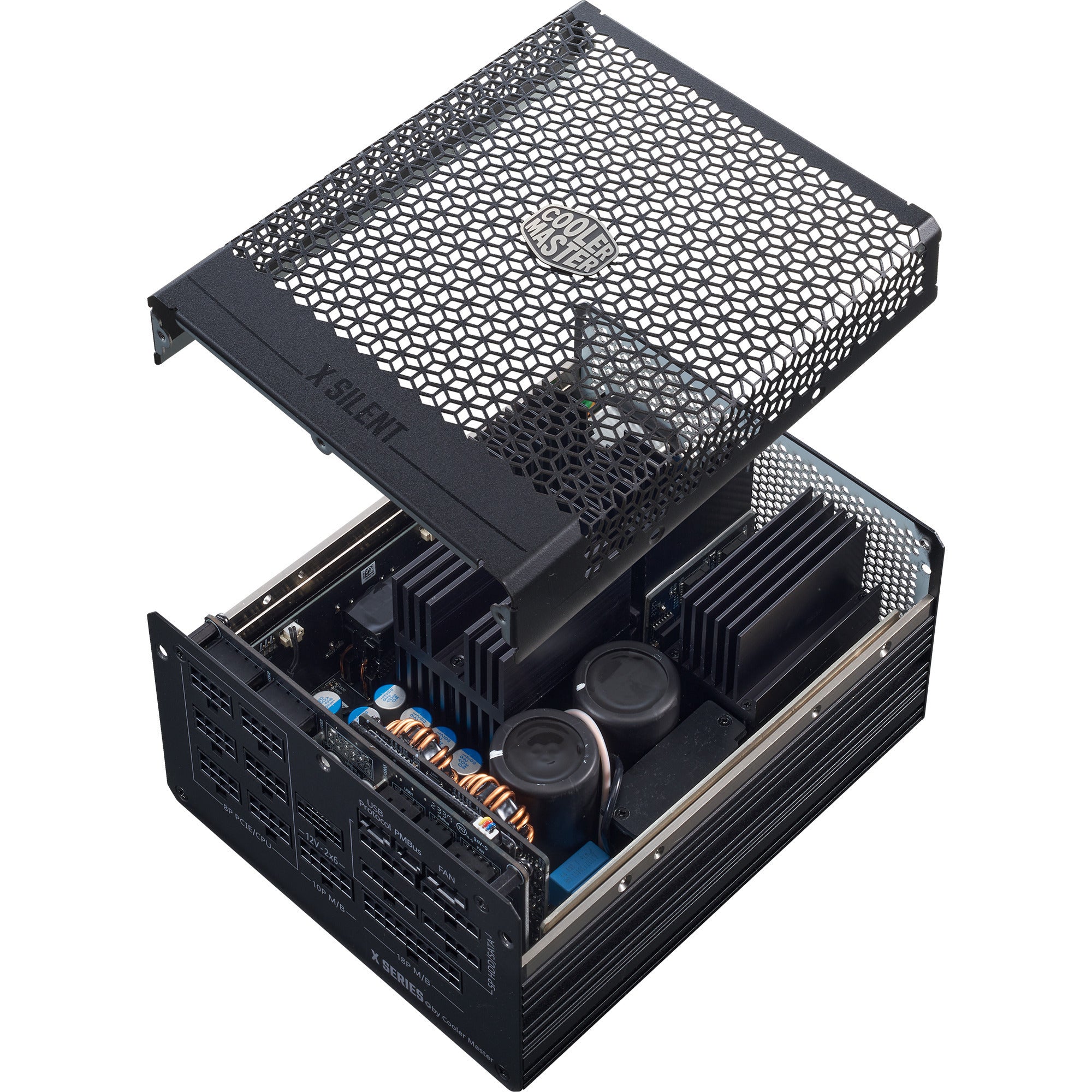 Cooler master , 1100 watt voeding (zwart)