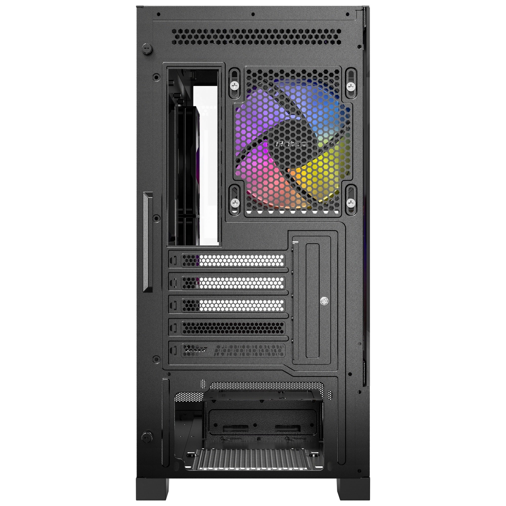 Antec cx500m rgb mini tower behuizing (zwart | 3x usb-a | tempered glass)