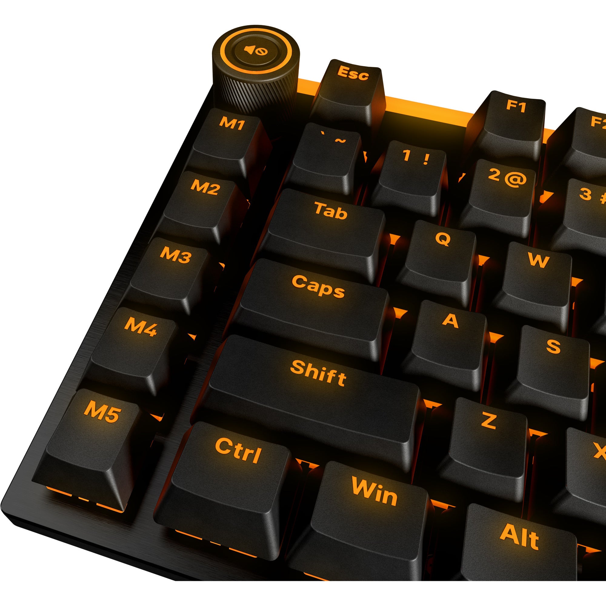 Be quiet! light mount silent tactile rgb mechanisch gaming toetsenbord (zwart, us lay-out (qwerty), silent tactile, 100%, argb, pbt double-shot keycaps)