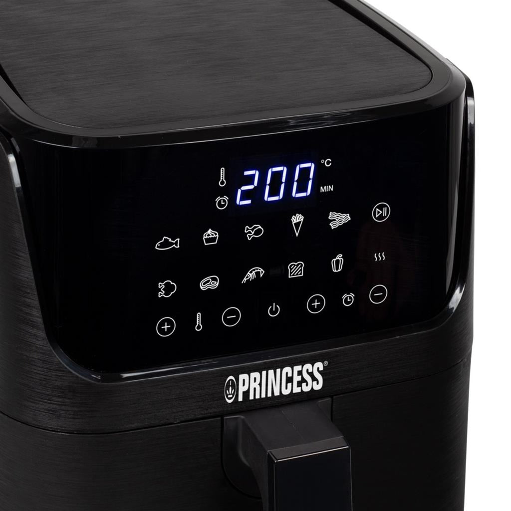 Princess digital airfryer xl 182024 heteluchtfriteuse (zwart, 3,5l)