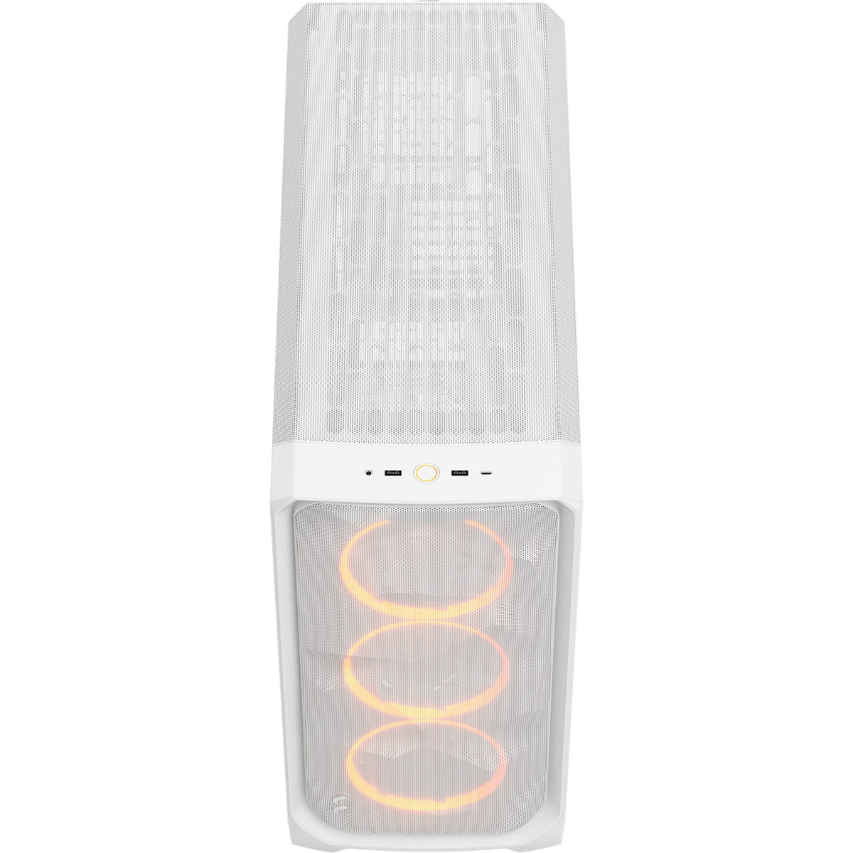 Fractal design meshify 3 xl rgb big tower behuizing (wit | 2x usb-a | 1x usb-c | rgb | tempered glass)