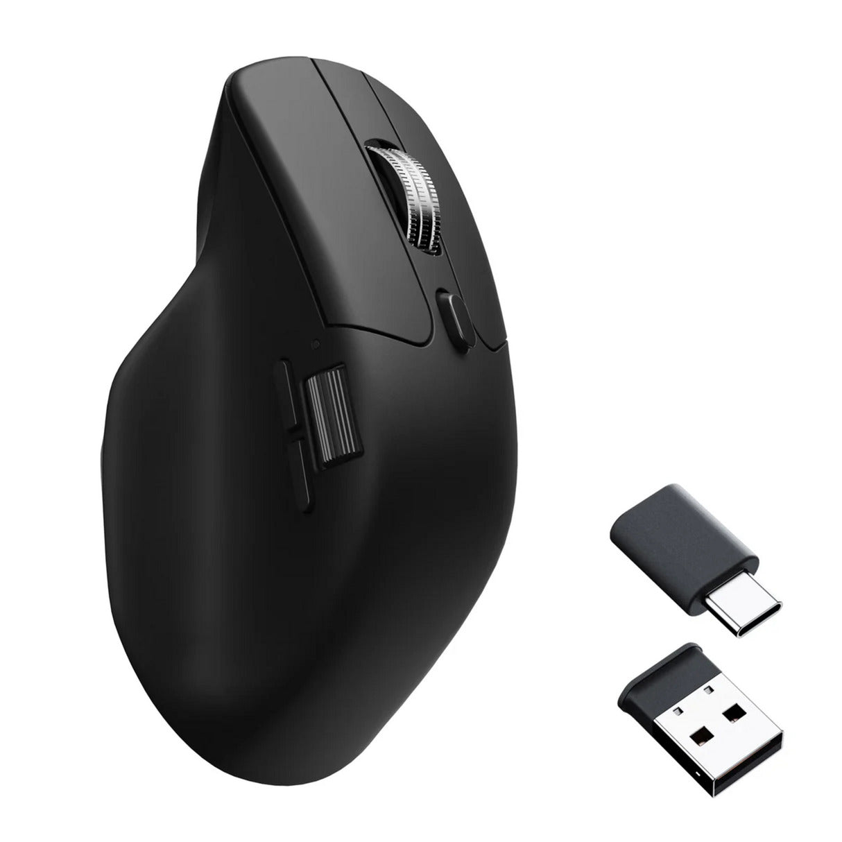 Keychron m6s-a1 wireless mouse (zwart, 100 - 26.000 dpi, usb-c bluetooth 5.1 2.4 ghz)