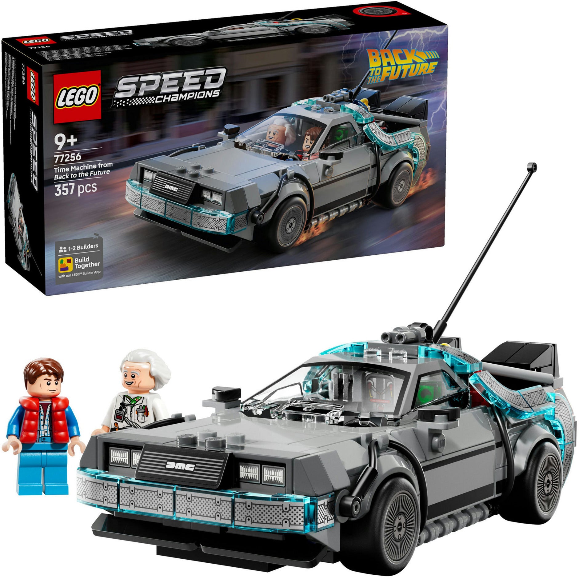 LEGO Speed ​​Champions 77256 Zeitmaschine aus Zurück in die Zukunft