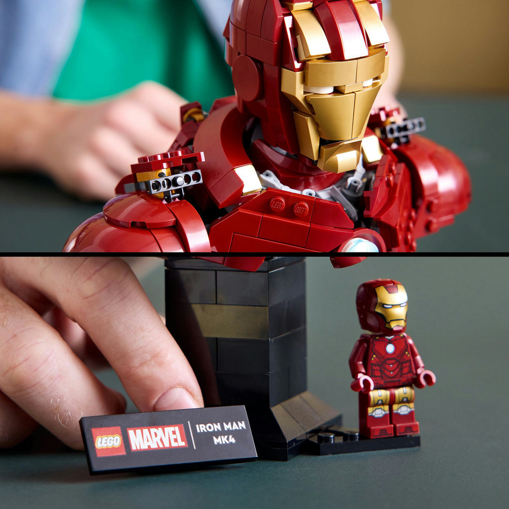 LEGO Superhelden Marvel 76327 Iron Man MK4 Büste