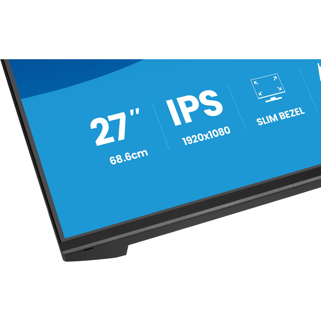 Iiyama prolite xb2793hsu-b1 27 monitor (zwart (mat), 120hz, hdmi, displayport, usb, audio)