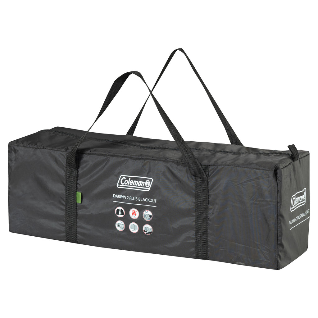 Coleman darwin 2 plus blackout tent (donkergroen)