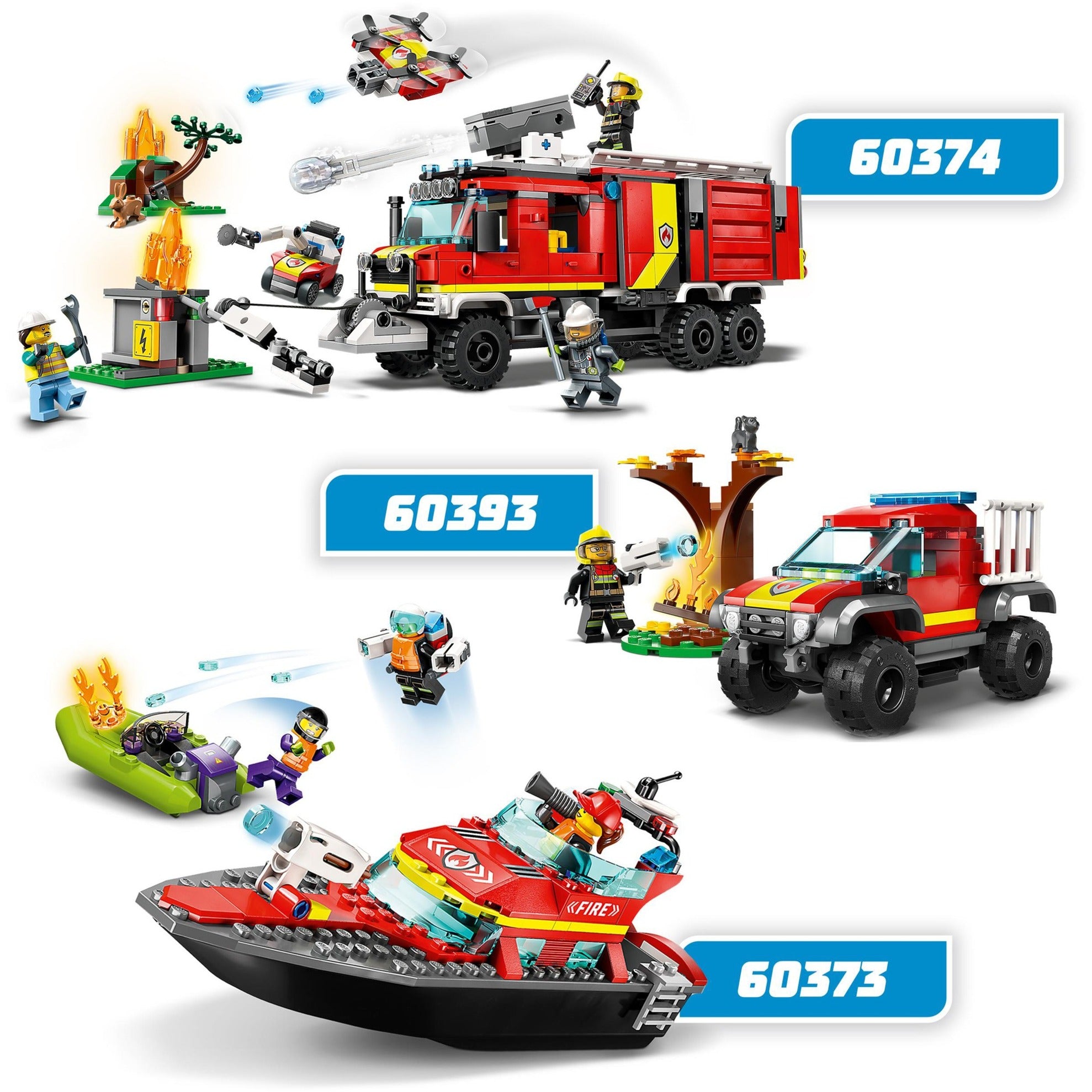 Lego City 60373 Rettungsbootbrand