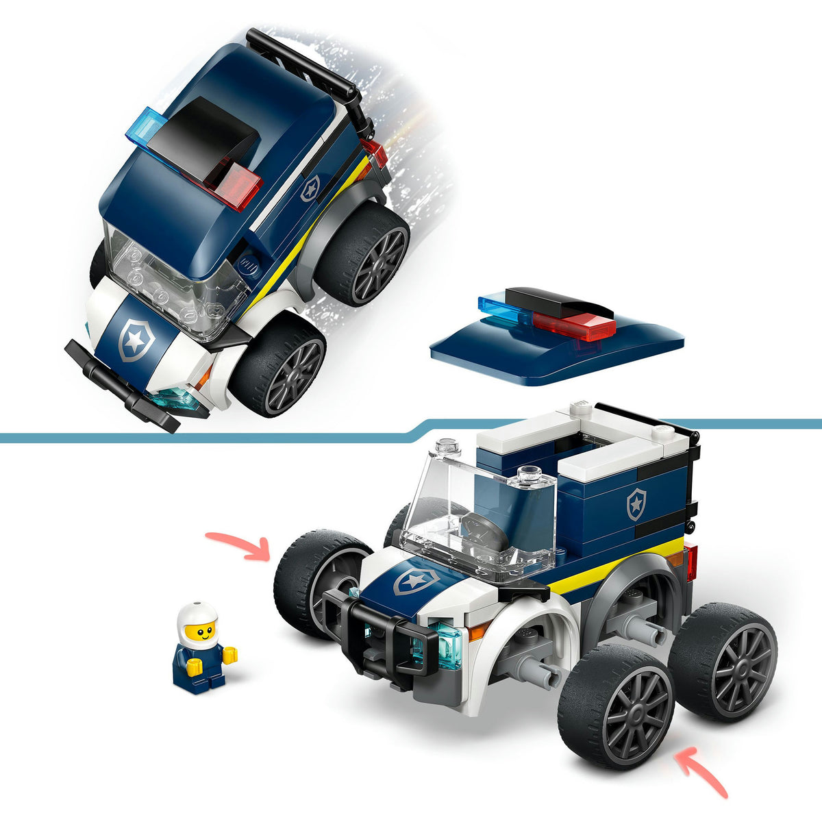 Lego city 60481 voertuigen politiewagen