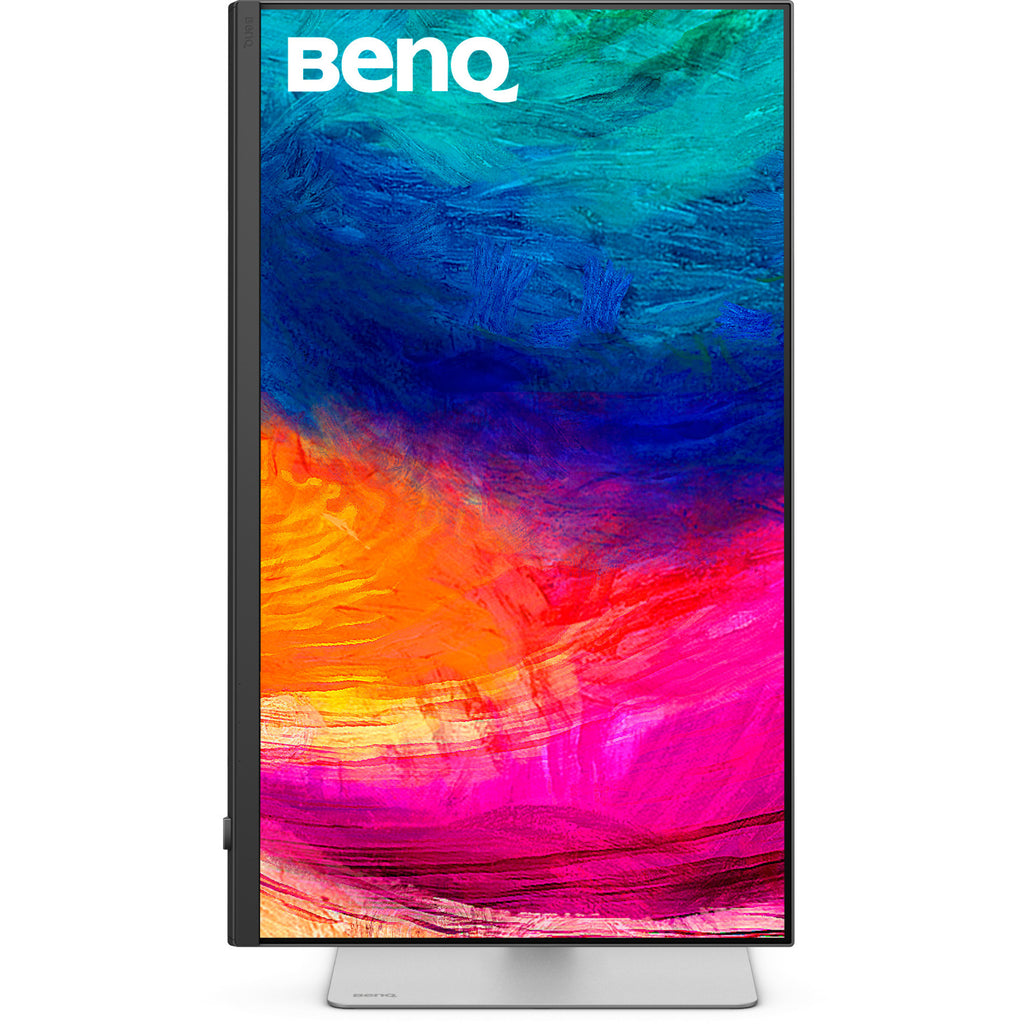 Benq pd2730s 27 5k ultra hd monitor (wit zilver, 1x displayport, 1x hdmi, 2x usb-c, 3x usb-a, 2x thunderbolt)