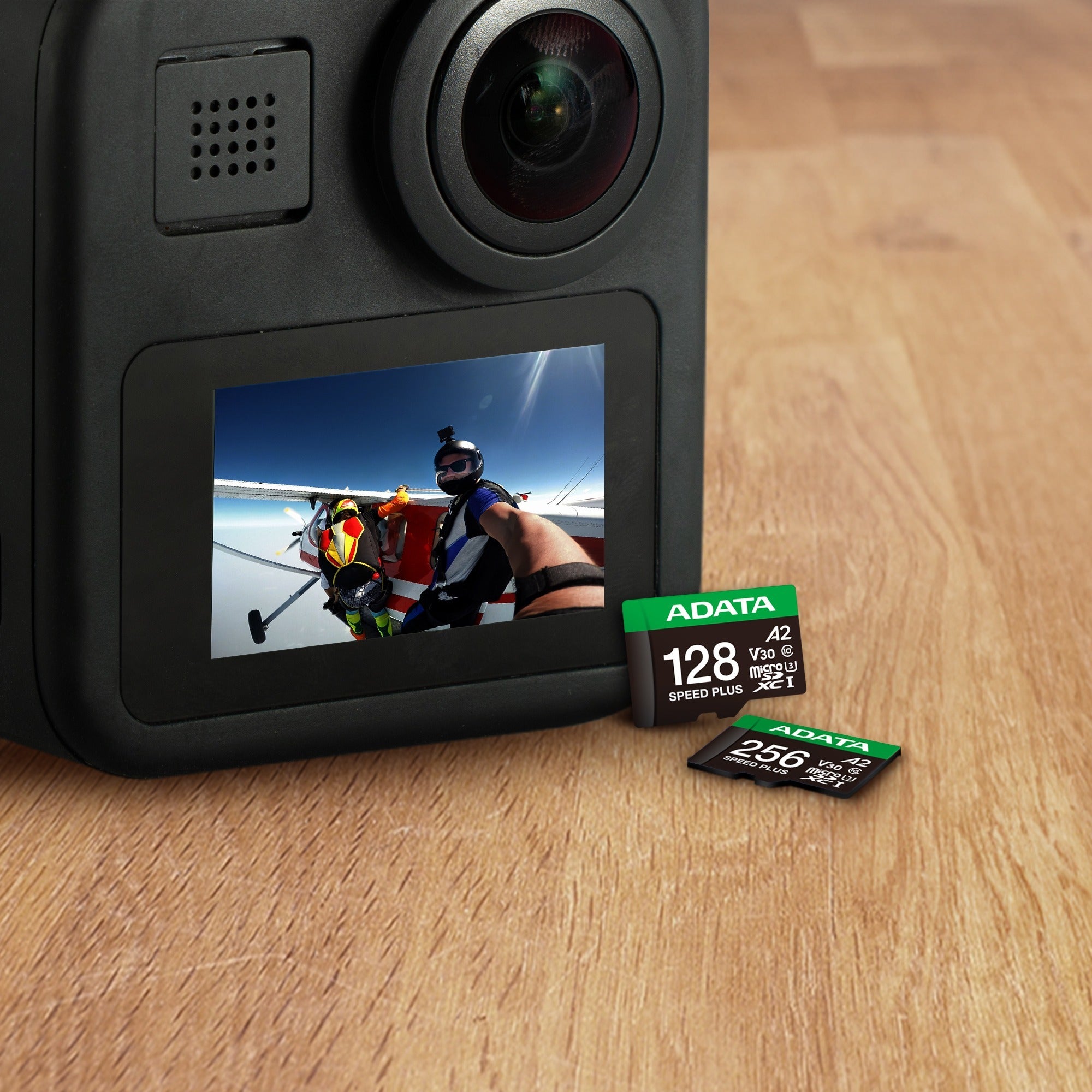 Adata speed plus microsdxc 128 gb geheugenkaart (uhs-i u3, class 10, v30, a2)