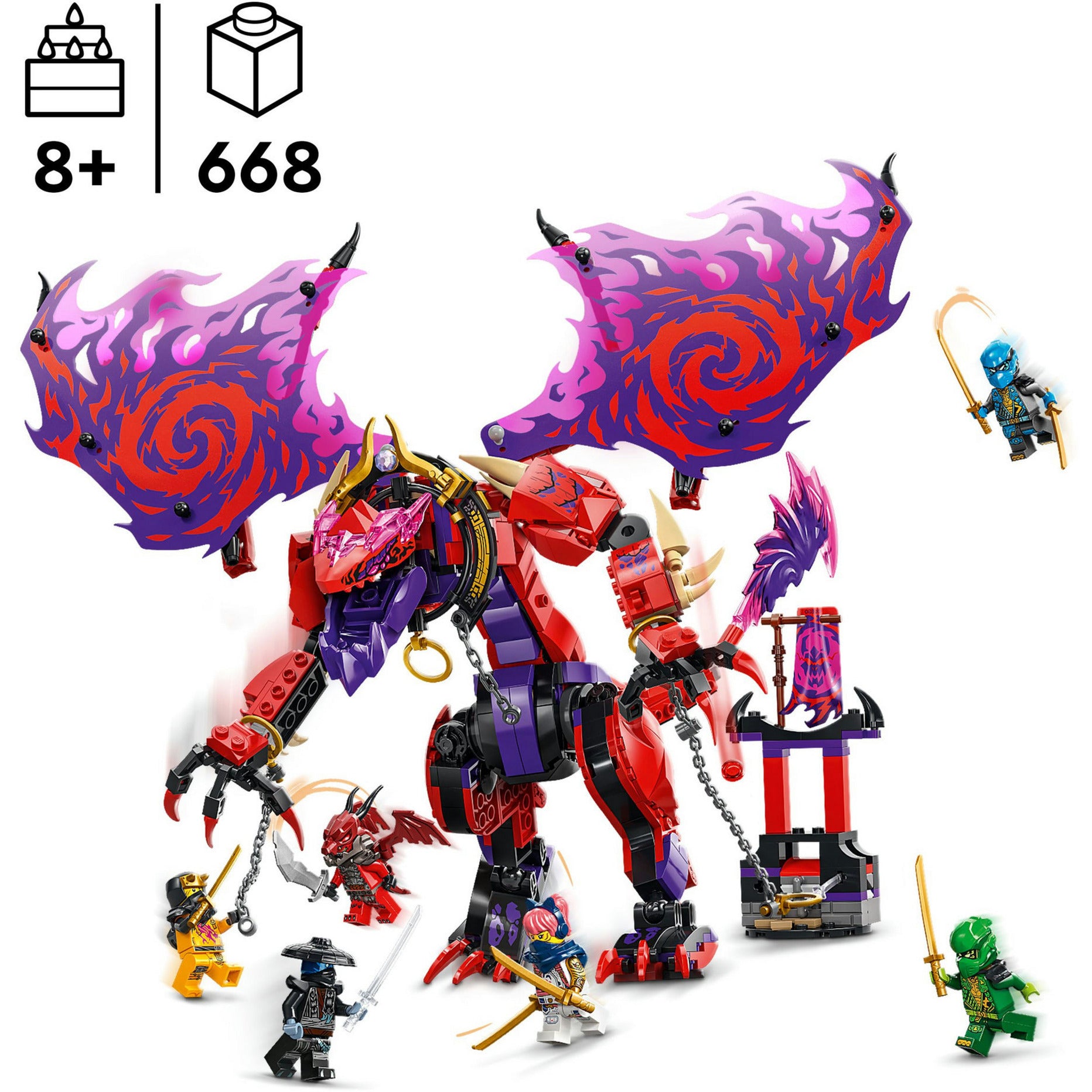 Lego ninjago 71832 thunderfang dragon of chaos
