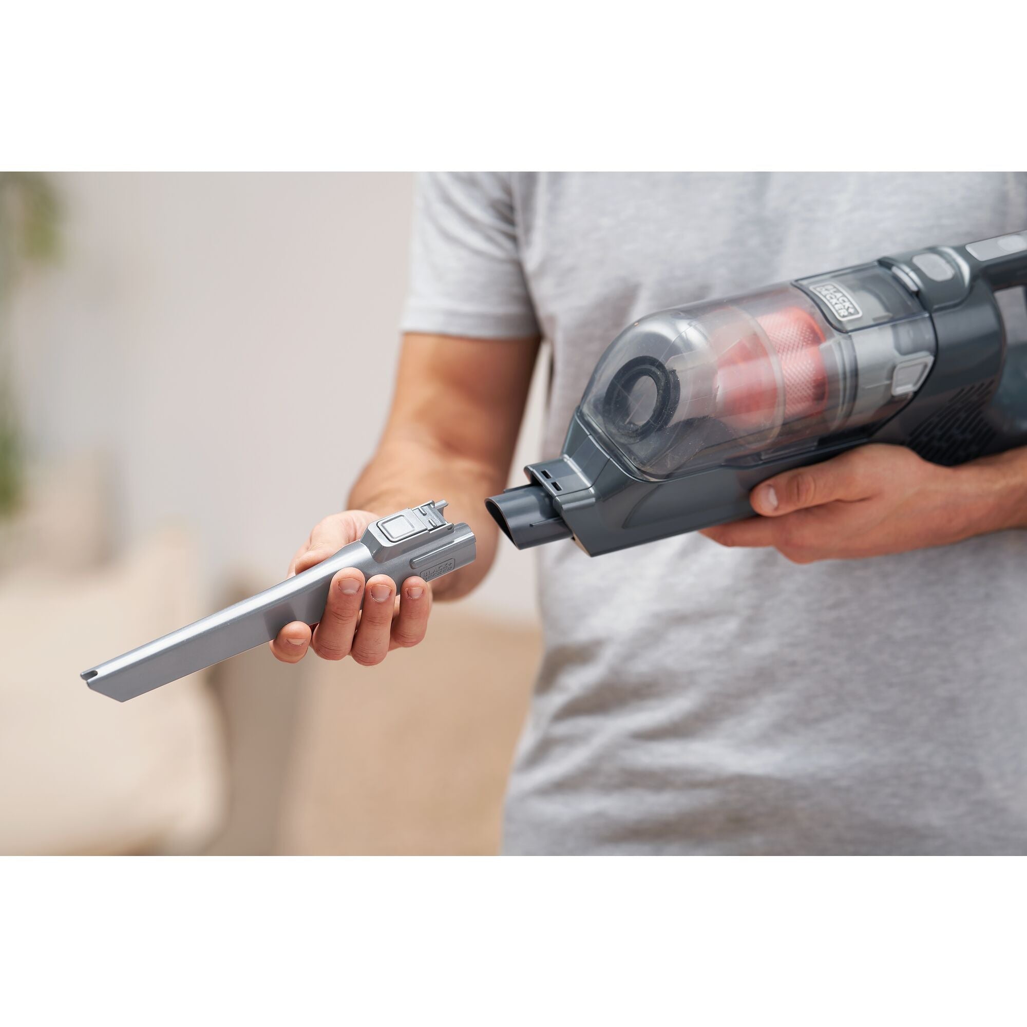 Black+decker bhfea18d1-qw 18v 2.0ah 2-in-1 steelstofzuiger met verwijderbare accu (18v 2.0ah accu en oplader inbegrepen)