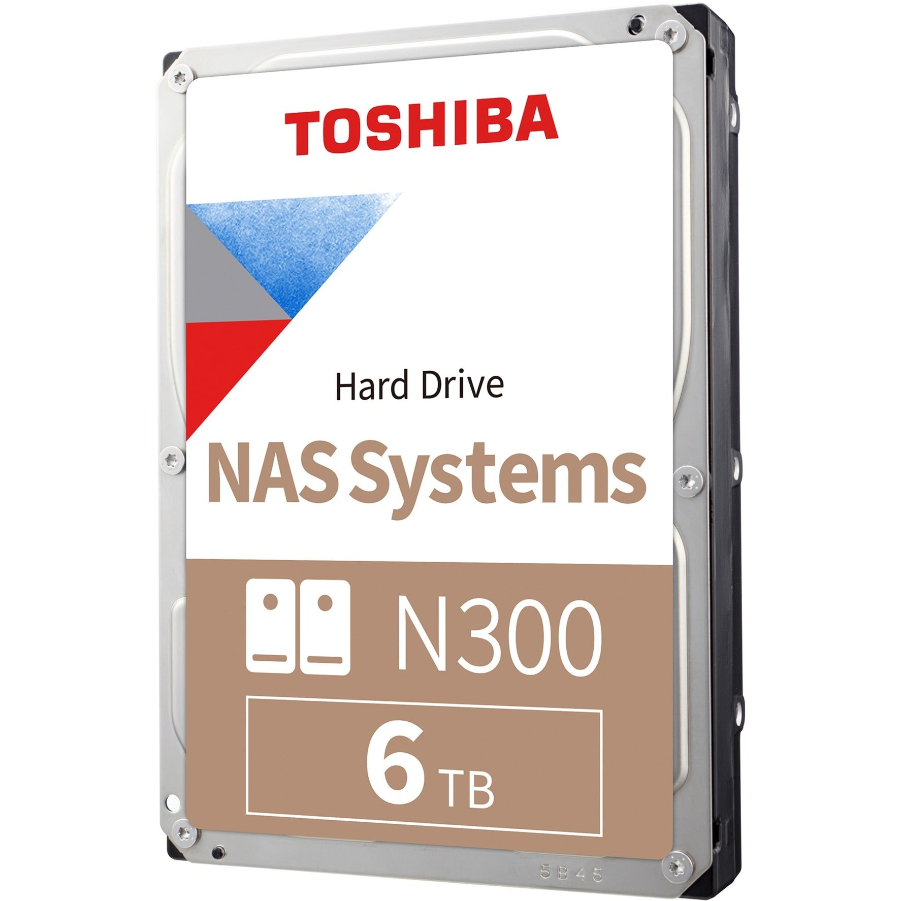Toshiba n300 6 tb harde schijf (sata 6 gb s, bulk)