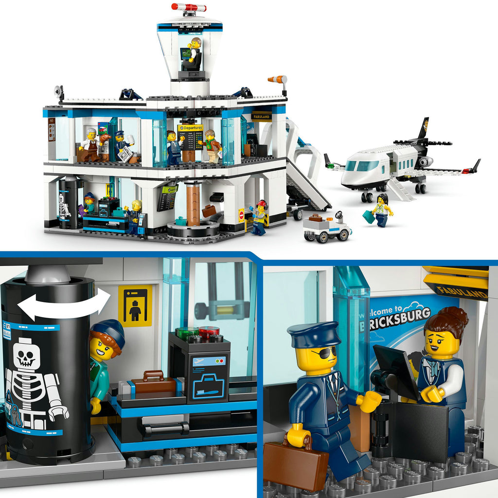 Lego city 60502 luchthaven met vliegtuig