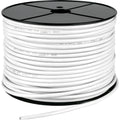 Goobay netwerkkabel rj-45 sf utp met cat.5e (grijs, 100 meter, kabelrol, flexibel)