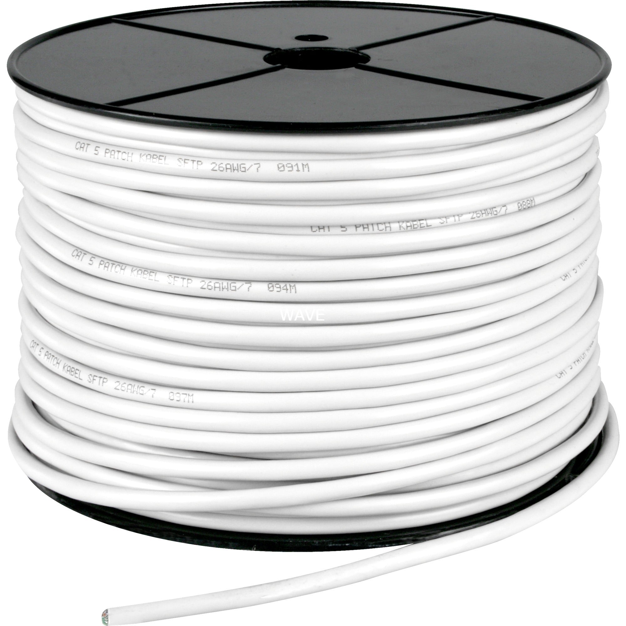 Goobay netwerkkabel rj-45 sf utp met cat.5e (grijs, 100 meter, kabelrol, flexibel)