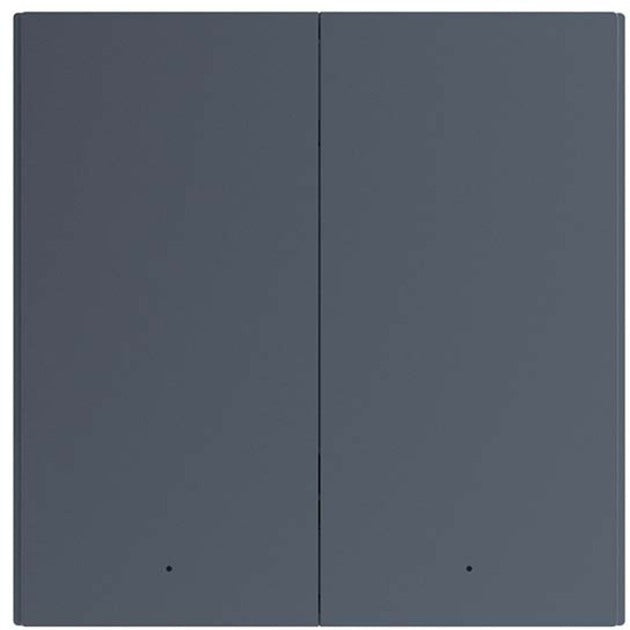 Aqara smart wall switch h1 dubbele schakelaar (antraciet, zigbee 3.0, neutraaldraad vereist)
