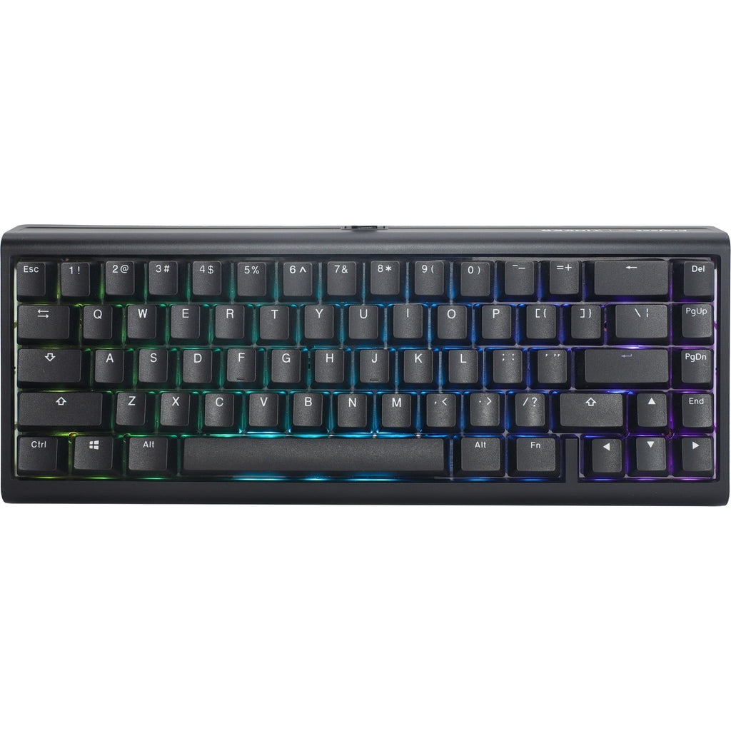 Ducky projectd tinker 65 met qmk via rgb mechanisch toetsenbord (zwart, us lay-out (qwerty), cherry mx red, 65%, rgb leds, double-shot pbt, hot-swappable, gasket mount)