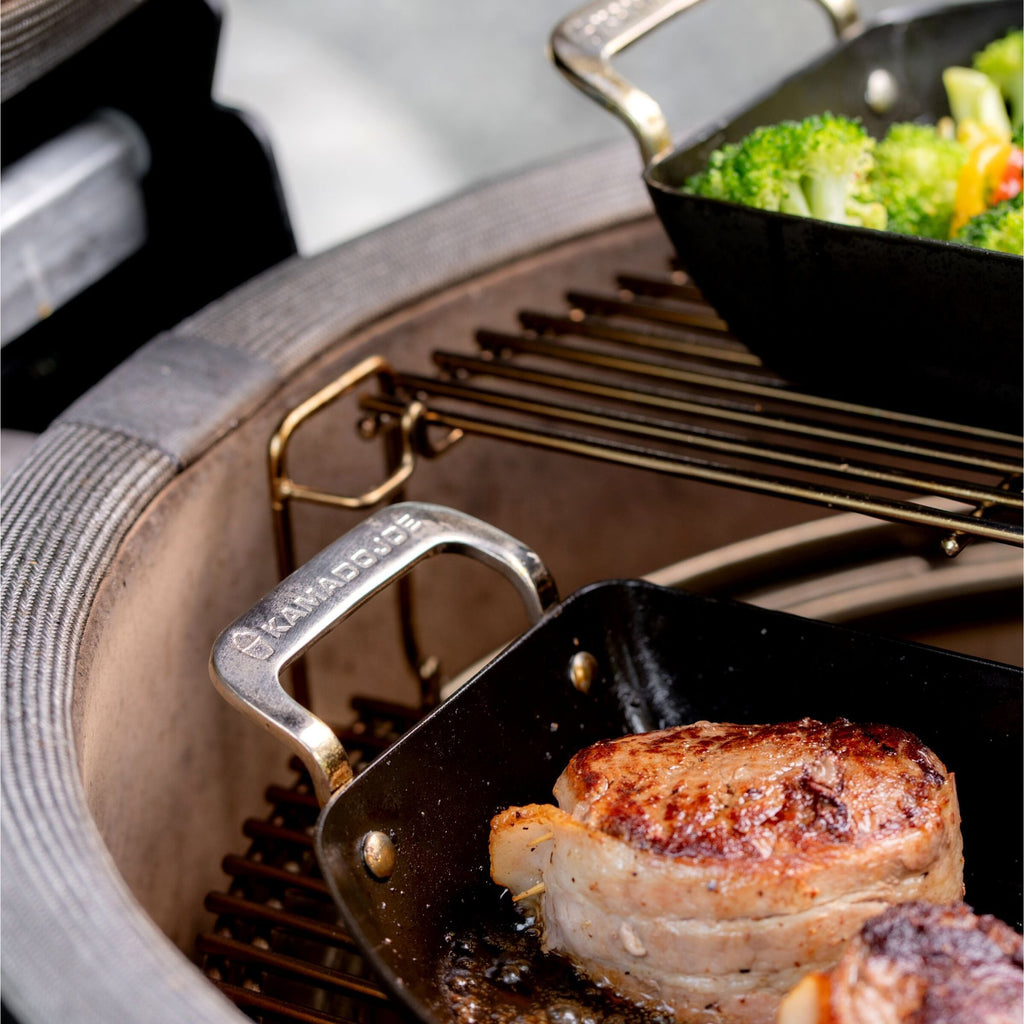 Kamado Joe Karbon halbes Pfannenset