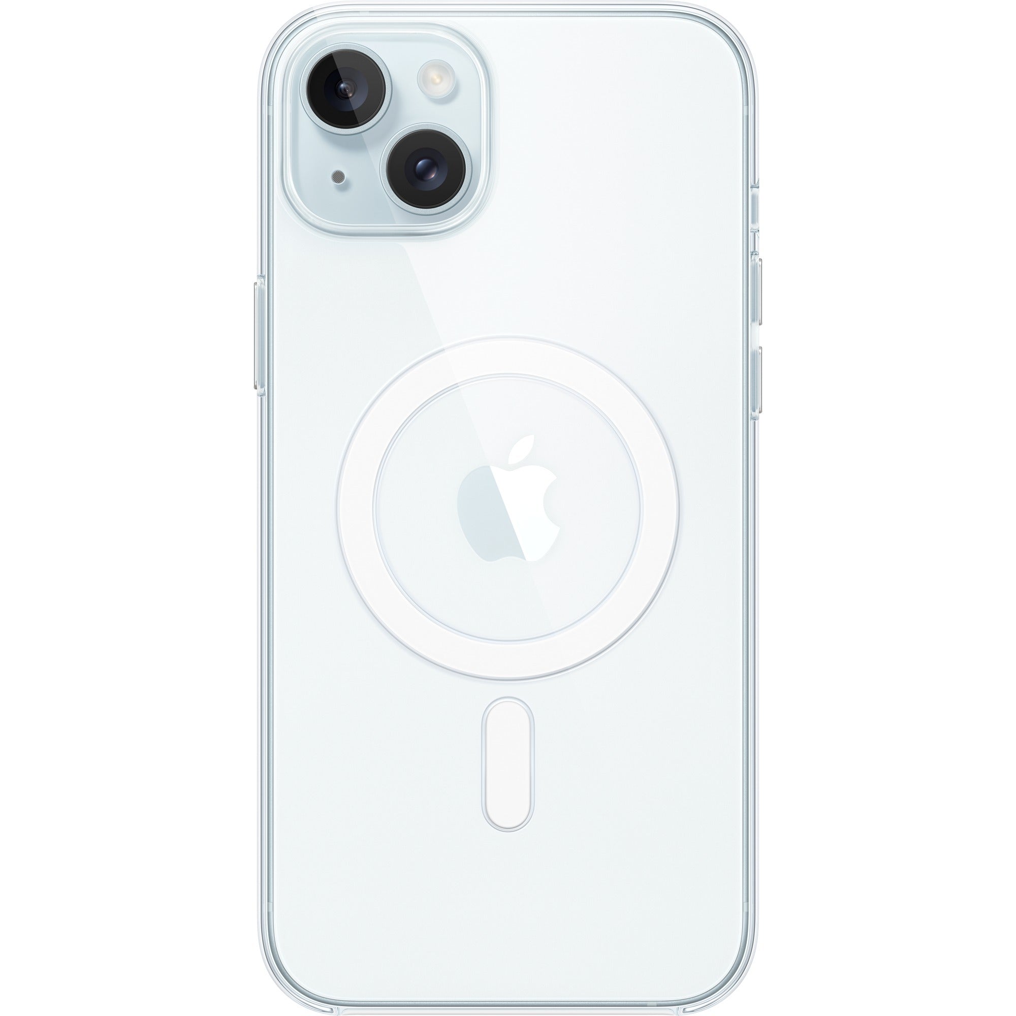 Apple doorzichtig hoesje met magsafe voor iphone 15 plus telefoonhoesje (transparant)