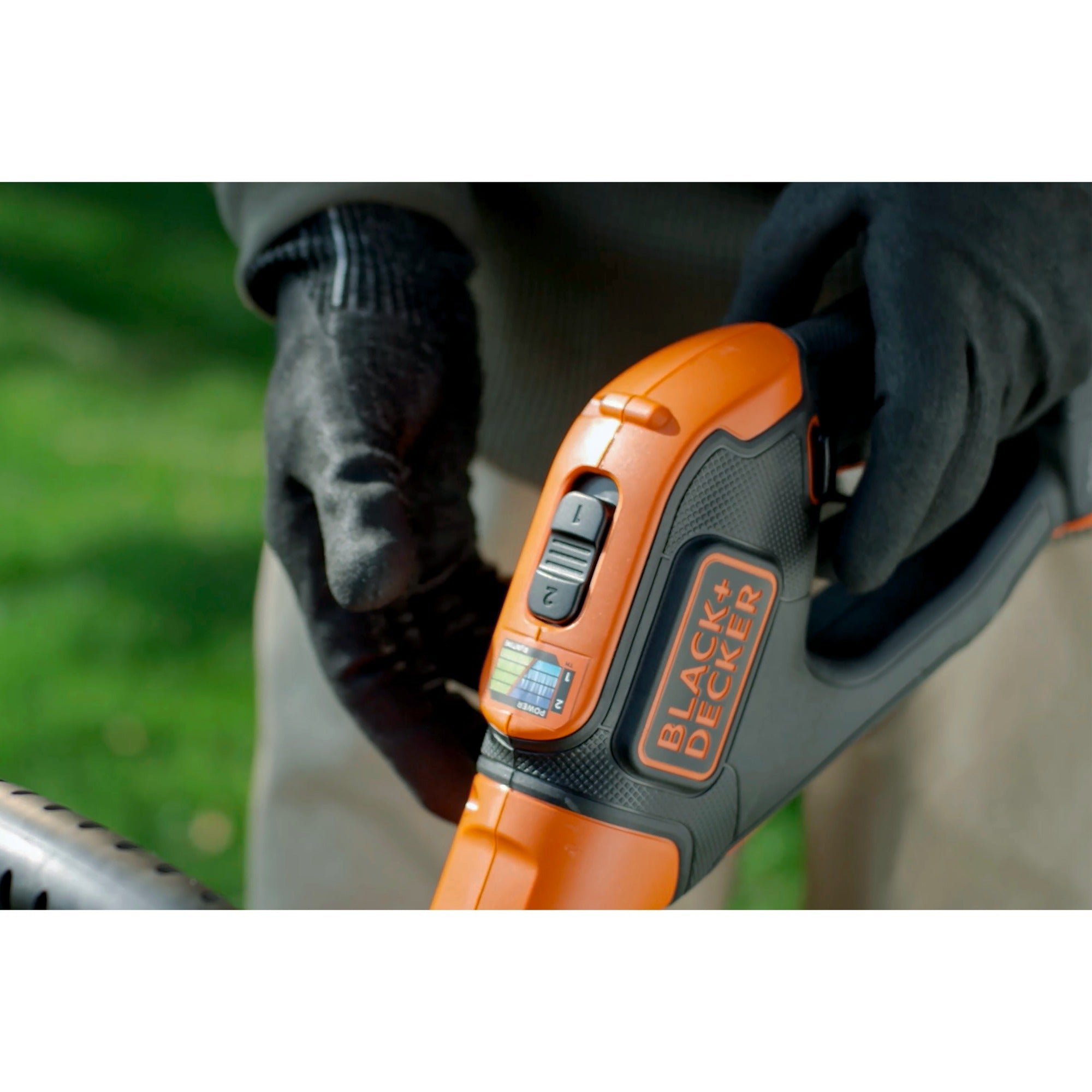 Black+decker 18v afs grastrimmer met accu (zwart oranje, 28 cm accu inbegrepen)