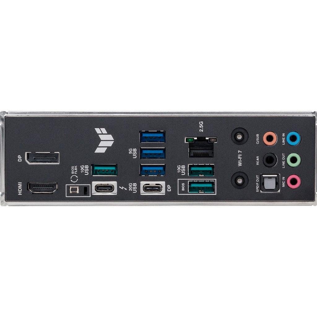 Asus tuf gaming z890-plus wifi socket 1851 moederbord (raid, 2.5gb-lan, wi-fi 7, bt, sound, atx)