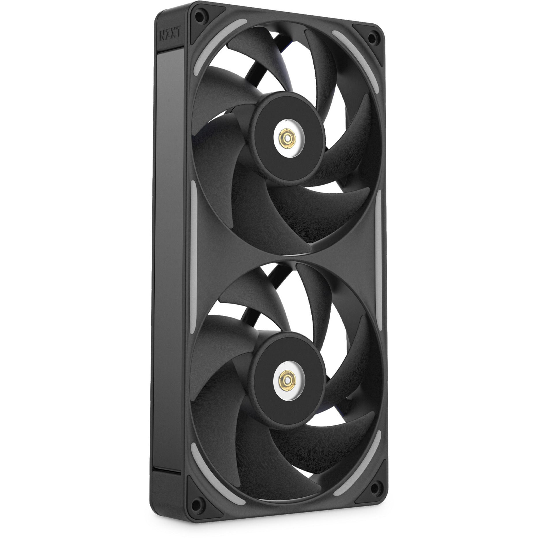 Nzxt f240x rgb case fans (zwart, 2 stuks, 240 x 120 x 30 mm, pwm)
