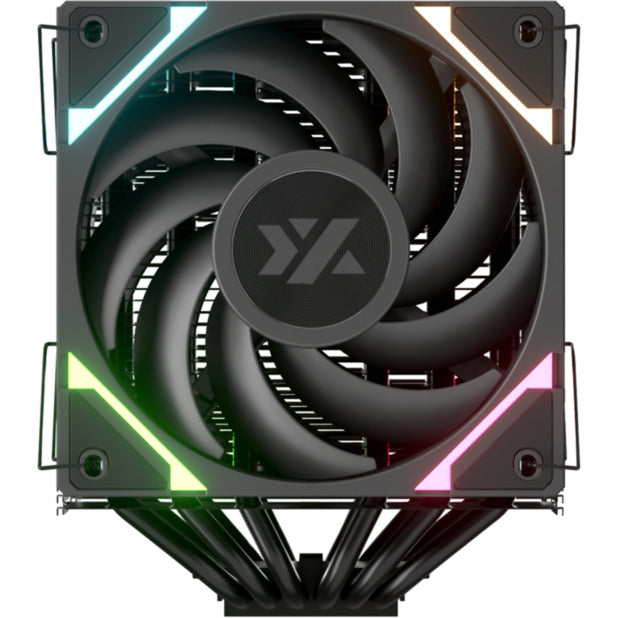 Xyz pc gear thermax 6 duo rgb cpu-koeler (zwart, argb, pwm)
