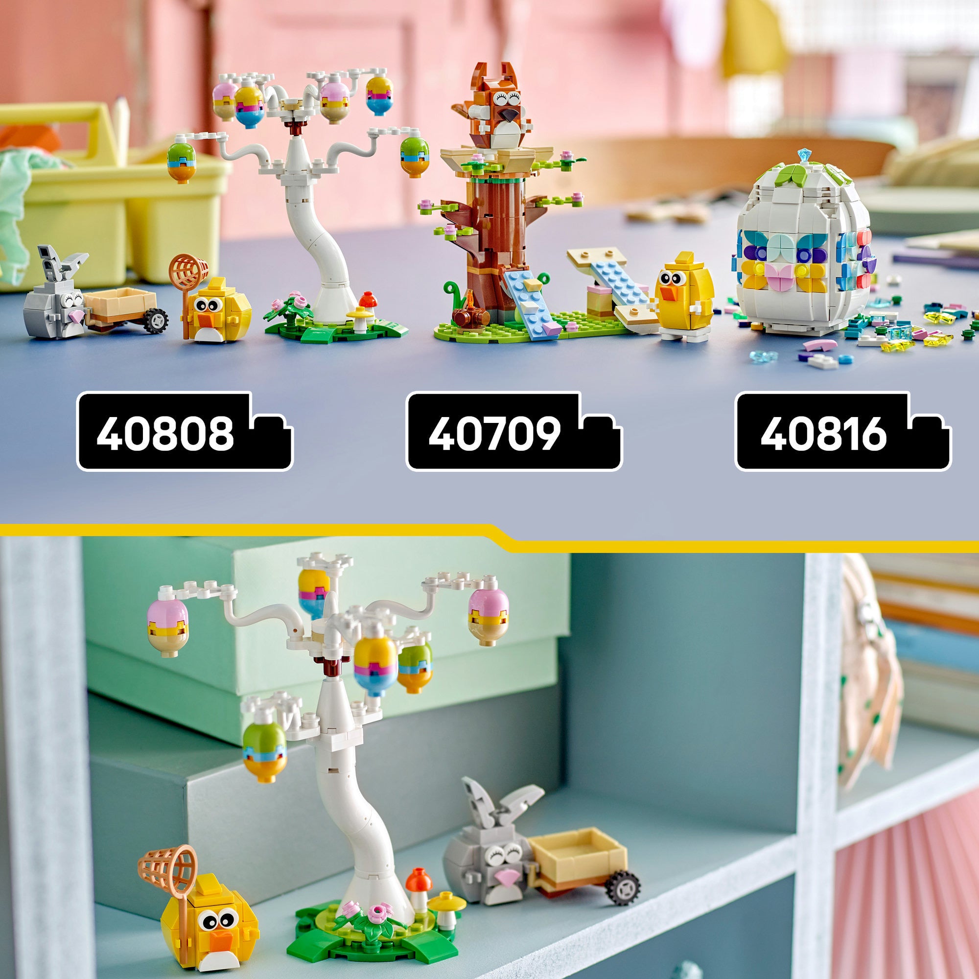LEGO Classic 40808 Ostereiersuche mit Hase und Küken