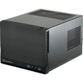 Silverstone sg13b-q mini tower behuizing (zwart | 2x usb-a)