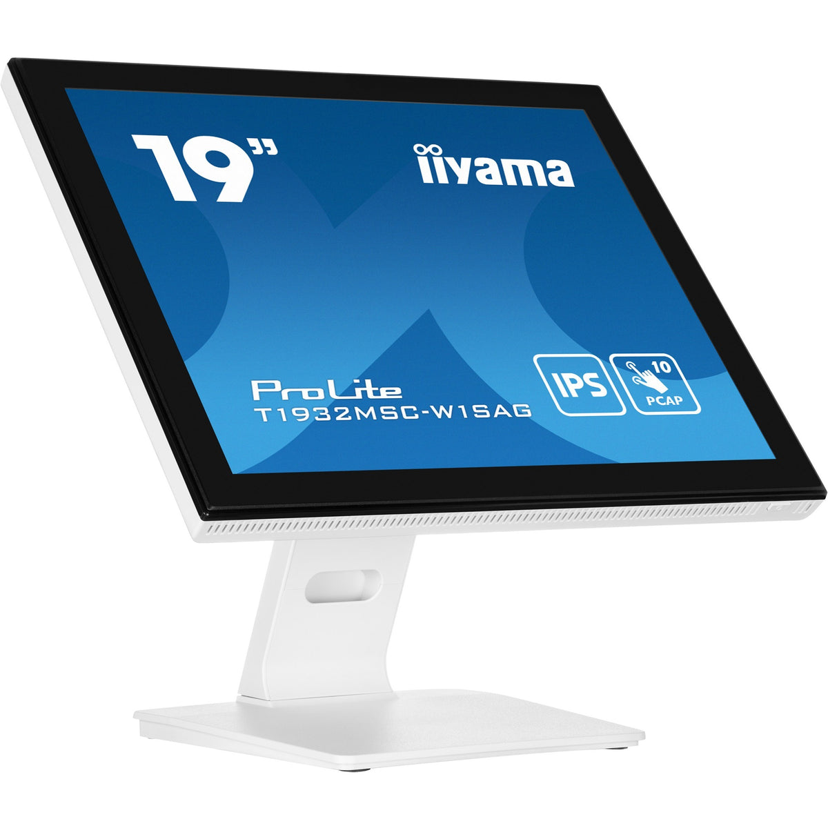 Iiyama prolite t1932msc-w1sag 19 touchscreen monitor (wit, hdmi, displayport, vga, usb-b)